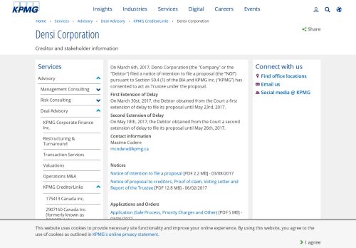 
                            6. Densi Corporation | KPMG | CA