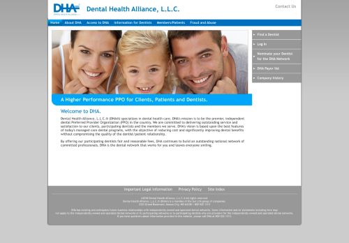 
                            8. Dental Health Alliance, LLC: Home