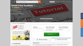 
                            5. Dental Pulse Academy, Malviya Nagar - Tutorials in Jaipur - Justdial