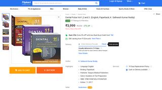 
                            6. Dental Pulse Vol-1,2 And 3 - Flipkart