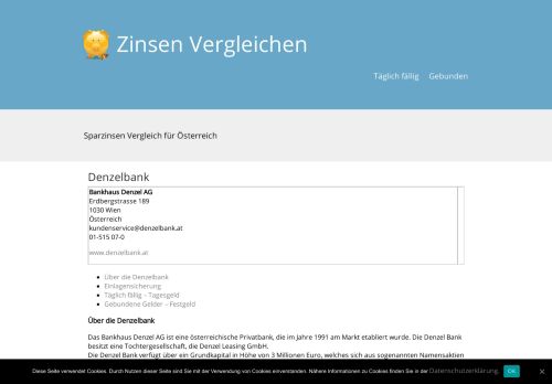 
                            10. Denzelbank Zinsen - Sparzinsen Vergleich