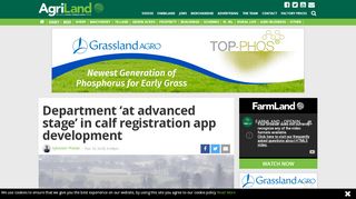 
                            8. Department 'at advanced stage' in calf registration app development ...