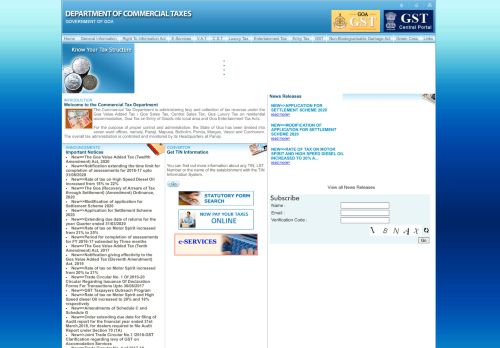 
                            9. Department of Commercial Taxes | Government of Goa | Goa VAT ...