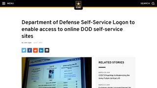 
                            9. Department of Defense Self-Service Logon to enable access to online ...