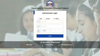 
                            9. Department of Education Himachal Pradesh: Login