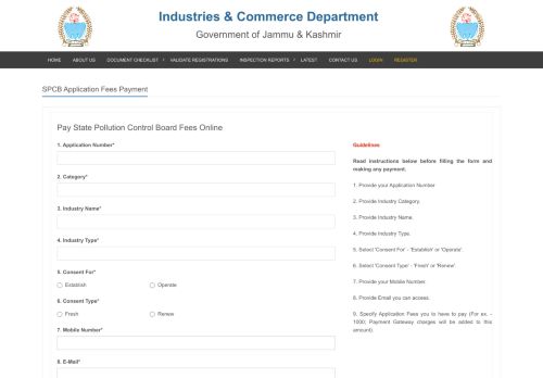 
                            8. Department of Industries & Commerce, J&K