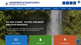 
                            9. Department of Water Supply – Ka Wai A Kāne – Water, Our Most ...