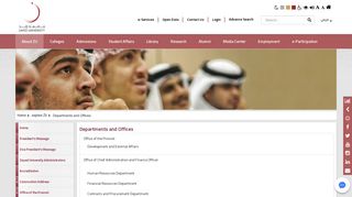 
                            9. Departments and Offices - Zayed University