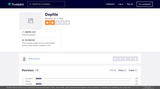 
                            5. Depfile Reviews | Read Customer Service Reviews of depfile.com