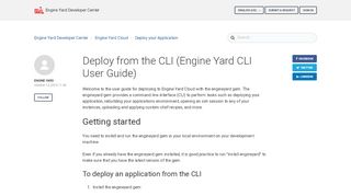 
                            9. Deploy from the CLI (Engine Yard CLI User Guide) – Engine Yard ...