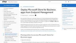 
                            7. Deploy Microsoft Store for Business apps from Endpoint Management