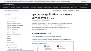 
                            2. Déployer du contenu avec FTP/S - Azure App Service | Microsoft Docs