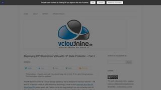 
                            5. Deploying HP StoreOnce VSA with HP Data Protector – Part I ...