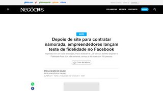 
                            7. Depois de site para contratar namorada, empreendedores lançam ...