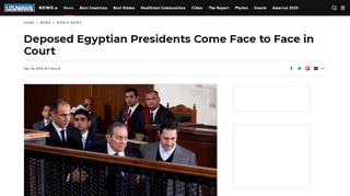 
                            9. Deposed Egyptian Presidents Come Face to Face in Court | World ...