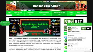 
                            12. Deposit Agen Judi Bola Asia77 – Bandar Bola Asia77