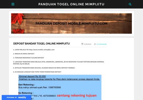 
                            3. deposit bandar togel online mimpijitu - PANDUAN TOGEL ONLINE ...