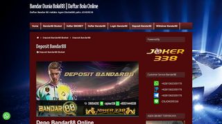 
                            5. Deposit Bandar88 | DAFTAR BANDAR88