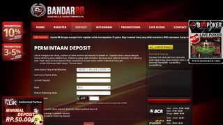 
                            2. Deposit Bandar88.com | Agen Bola Terpercaya