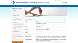 
                            3. Depository Participants - Central Depository Services (India) Limited