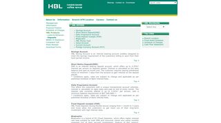 
                            6. Deposits - HBL