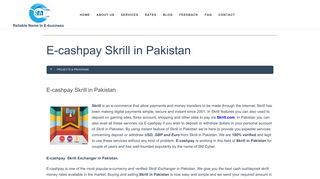 
                            7. Deposit/Withdraw Skrill in Pakistan | E-cashpay Skrill in ...
