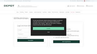 
                            2. DEPOT Online-Shop - Mein Kundenkonto