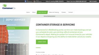 
                            4. Depot Services - ContainerCo