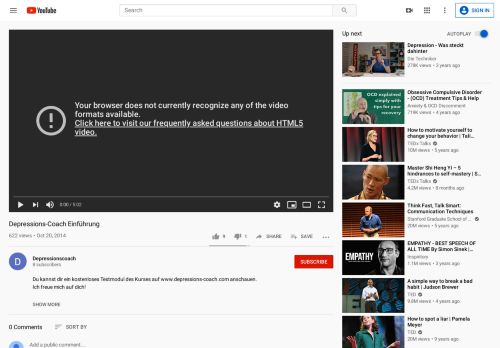 
                            11. Depressions-Coach Einführung - YouTube