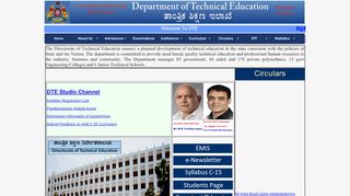 
                            2. Dept of Technical Education - DTE