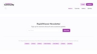 
                            3. Depth RapidWeaver Stack by Nick Cates Design — RapidWeaver ...