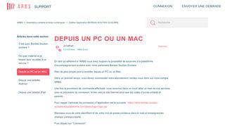 
                            6. Depuis un PC ou un MAC – ARBS