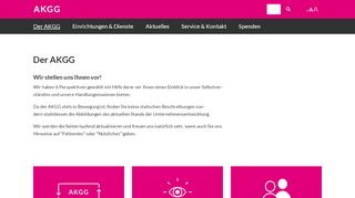 
                            2. Der AKGG / Arbeitskreis Gemeindenahe Gesundheitsversorgung GmbH