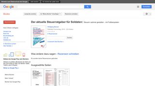 
                            8. Der aktuelle Steuerratgeber für Soldaten: Steuern optimal gestalten ...