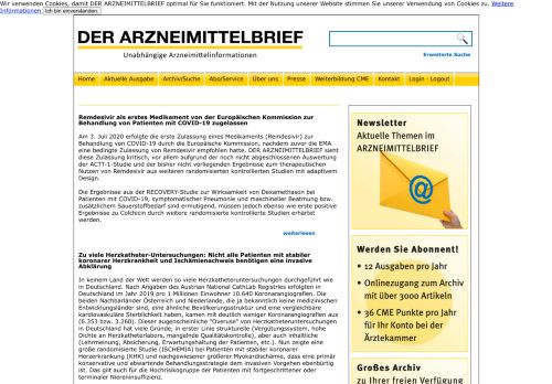 
                            2. DER ARZNEIMITTELBRIEF