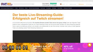 
                            7. Der beste Live Streaming Guide: Erfolgreich auf Twitch streamen!