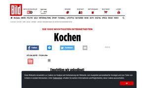 
                            10. Der BILD-Familienratgeber: Die 1000 wichtigsten Internetseiten - Bild.de