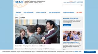 
                            2. Der DAAD - DAAD - Deutscher Akademischer Austauschdienst