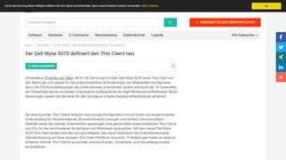 
                            2. Der Dell Wyse 5070 definiert den Thin Client neu - Dell GmbH ...