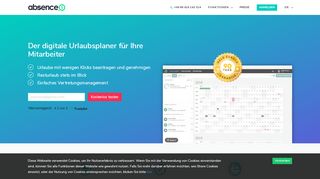 
                            1. Der digitale Urlaubsplaner für Mitarbeiter von absence.io