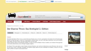 
                            12. Der Eiserne Thron: Das Brettspiel 2. Edition | Bluffspiel Testbericht ...