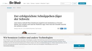 
                            8. Der erfolgreichste Schnäppchen-Jäger der Schweiz - News Wirtschaft ...