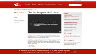 
                            7. Der ESS | European Social Survey (ESS)