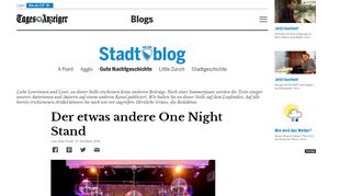 
                            10. Der etwas andere One Night Stand | Stadtblog - Blogs - Tagesanzeiger