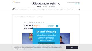 
                            6. Der FC Barcelona: die neuen Galaktischen - Sport - Süddeutsche.de