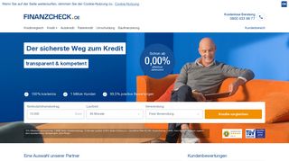 
                            2. Der FINANZCHECK Kreditvergleich – unabhängig und ...