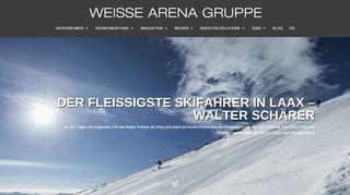 
                            6. Der fleissigste Skifahrer in LAAX – Walter Schärer | WAG