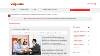 
                            7. Der Förderservice für Mikro-KWK - Viessmann Experten-Forum