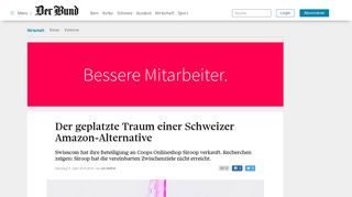 
                            5. Der geplatzte Traum einer Schweizer Amazon-Alternative - News ...