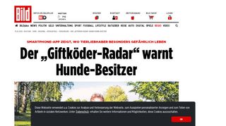 
                            12. Der „Giftköder-Radar“ warnt Hunde-Besitzer - Köln - Bild.de